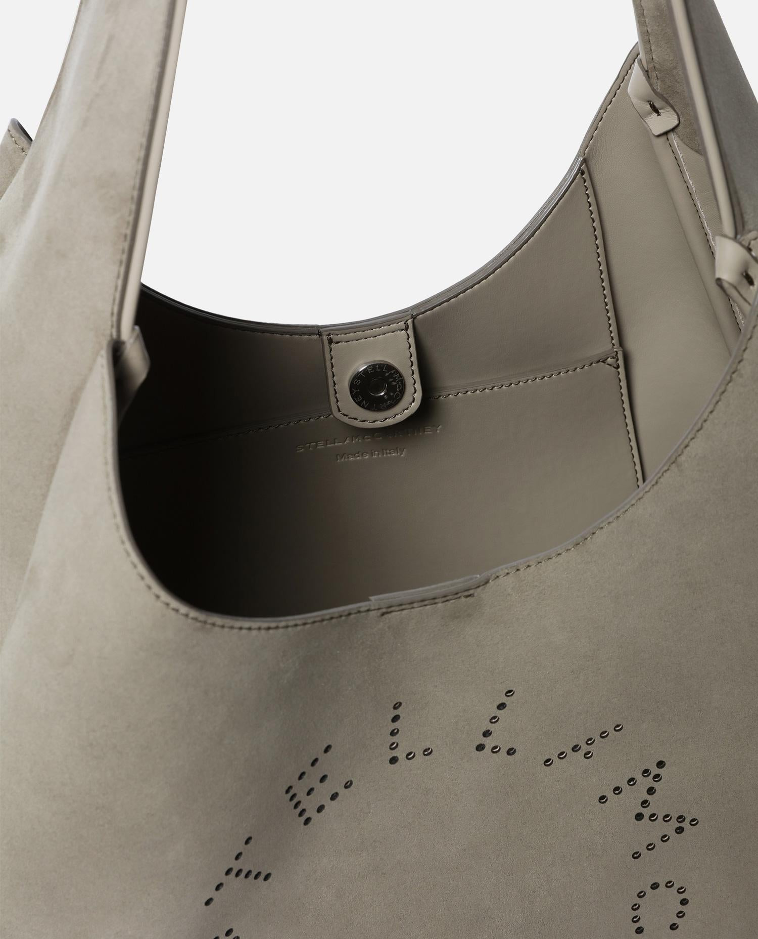 LOGO LARGE HOBO BAG ALTER SUEDE - 3