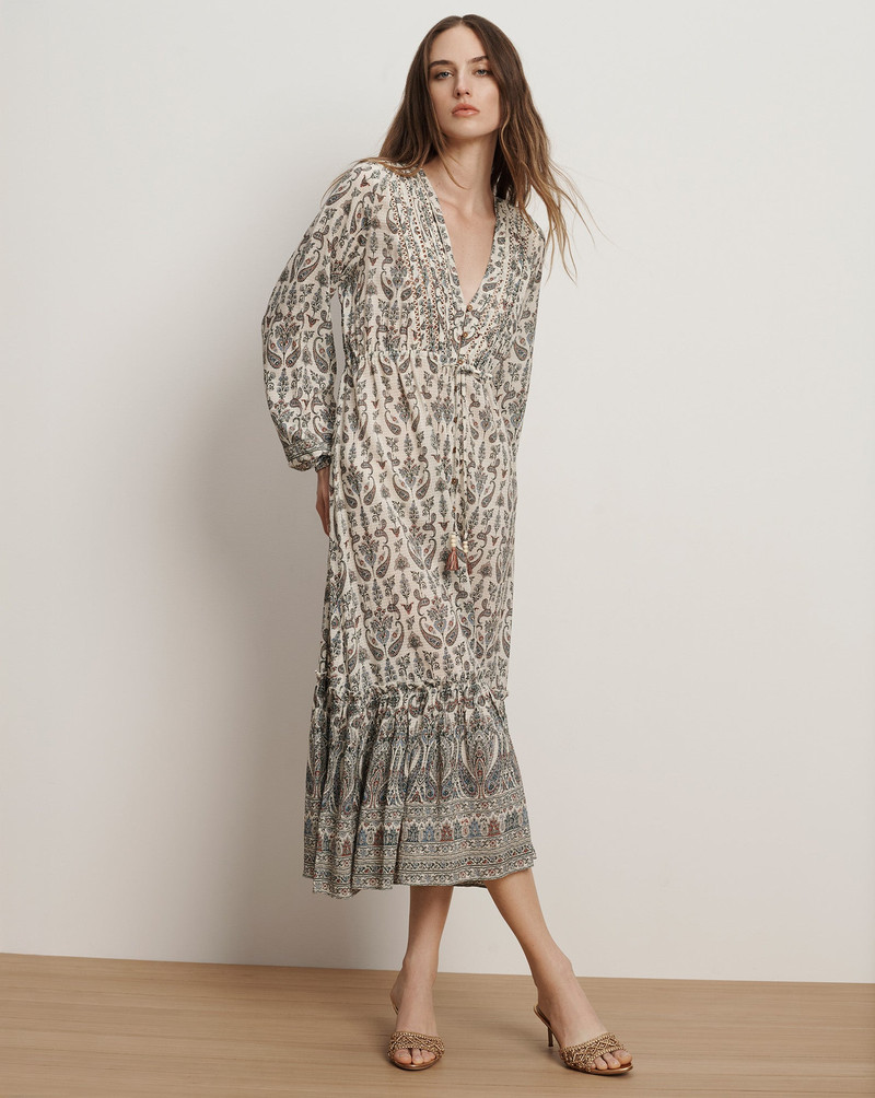 VANI PAISLEY MIDI DRESS 3