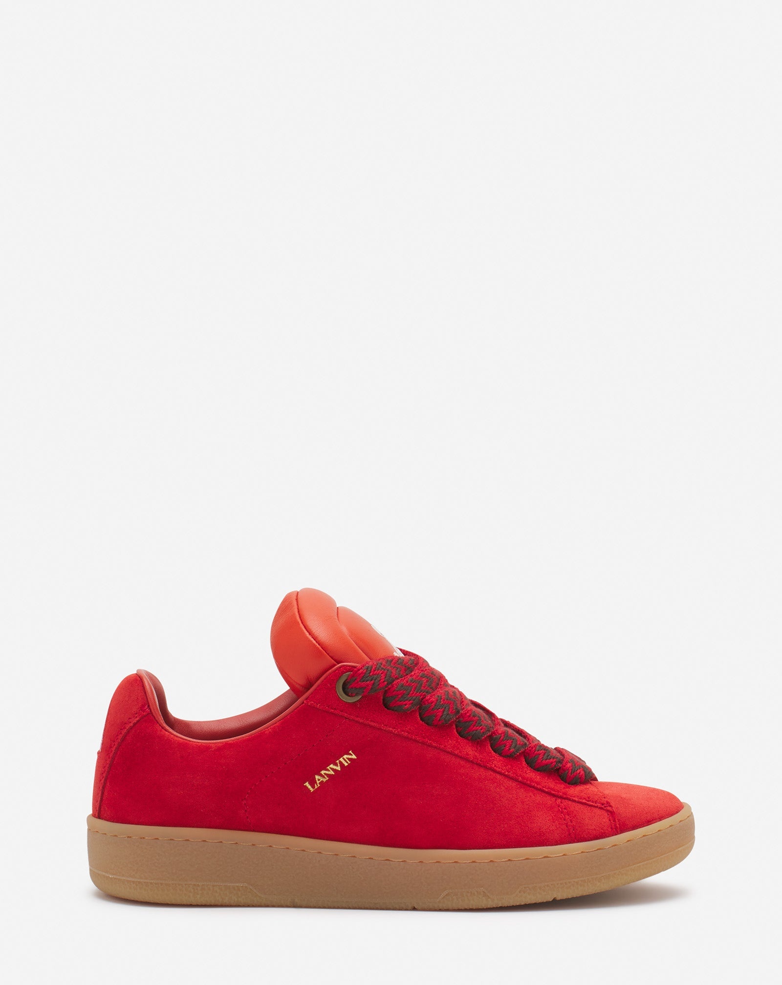 LANVIN X FUTURE HYPER CURB SNEAKERS IN LEATHER AND SUEDE FOR WOMEN - 1