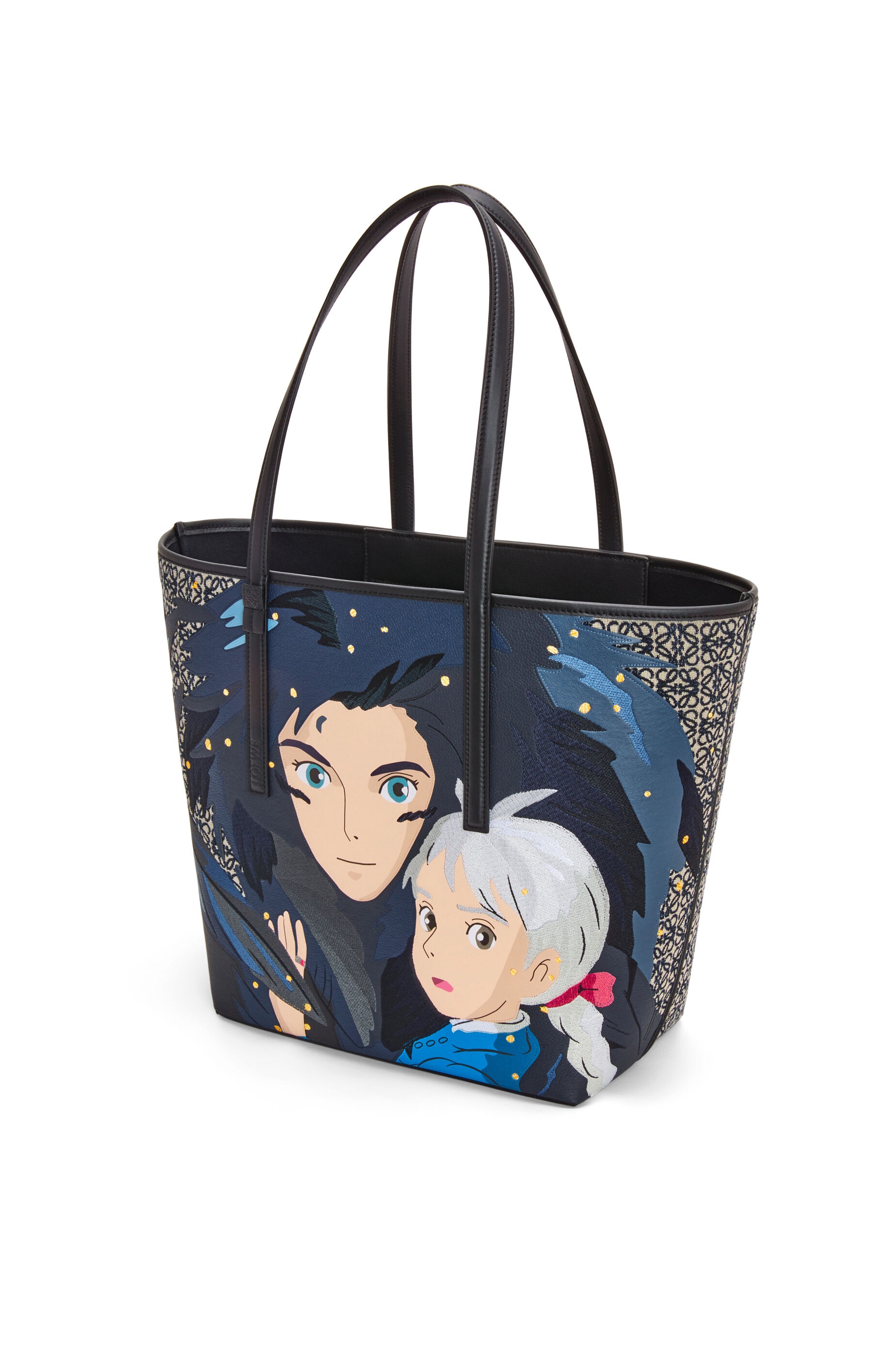 Howl T Tote bag in Anagram jacquard and calfskin - 3