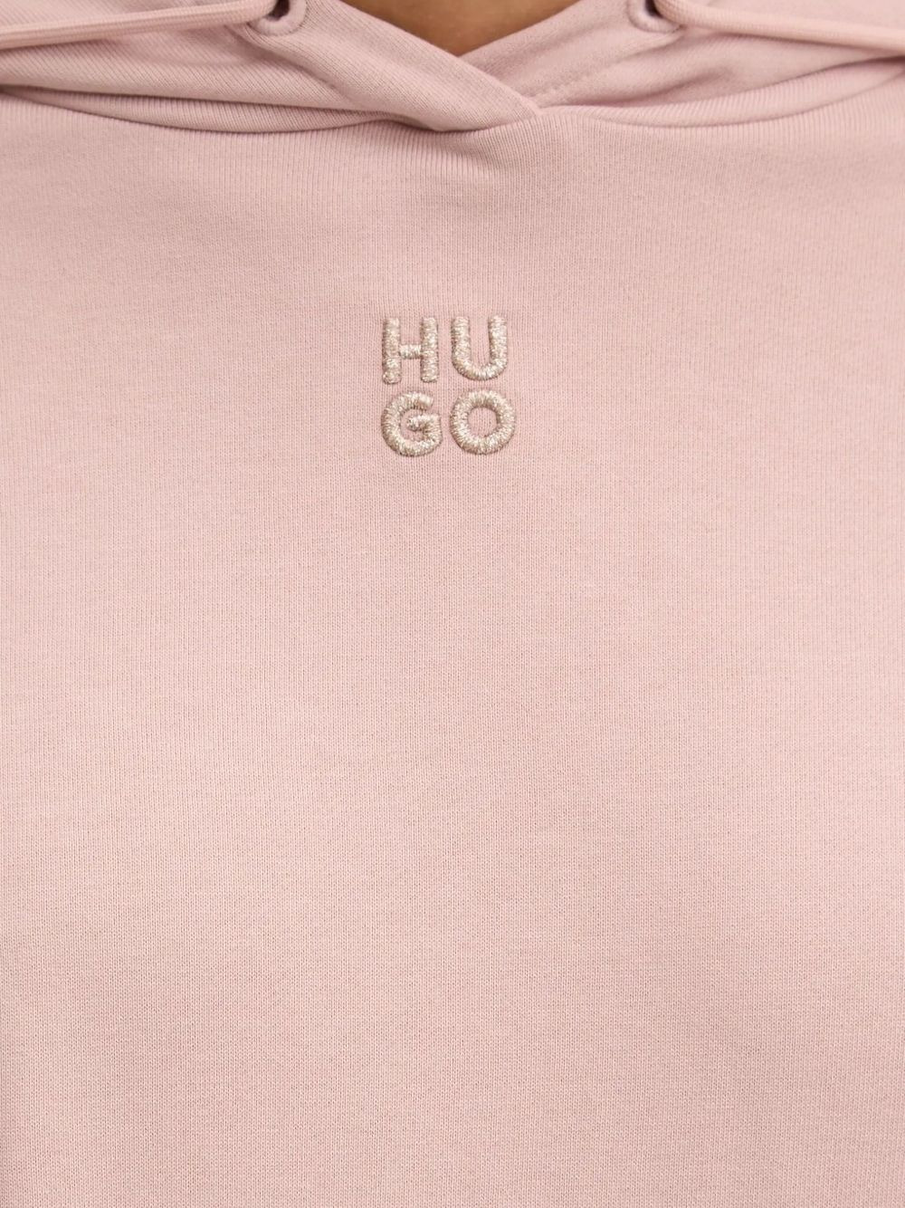 embroidered-logo hoodie - 3