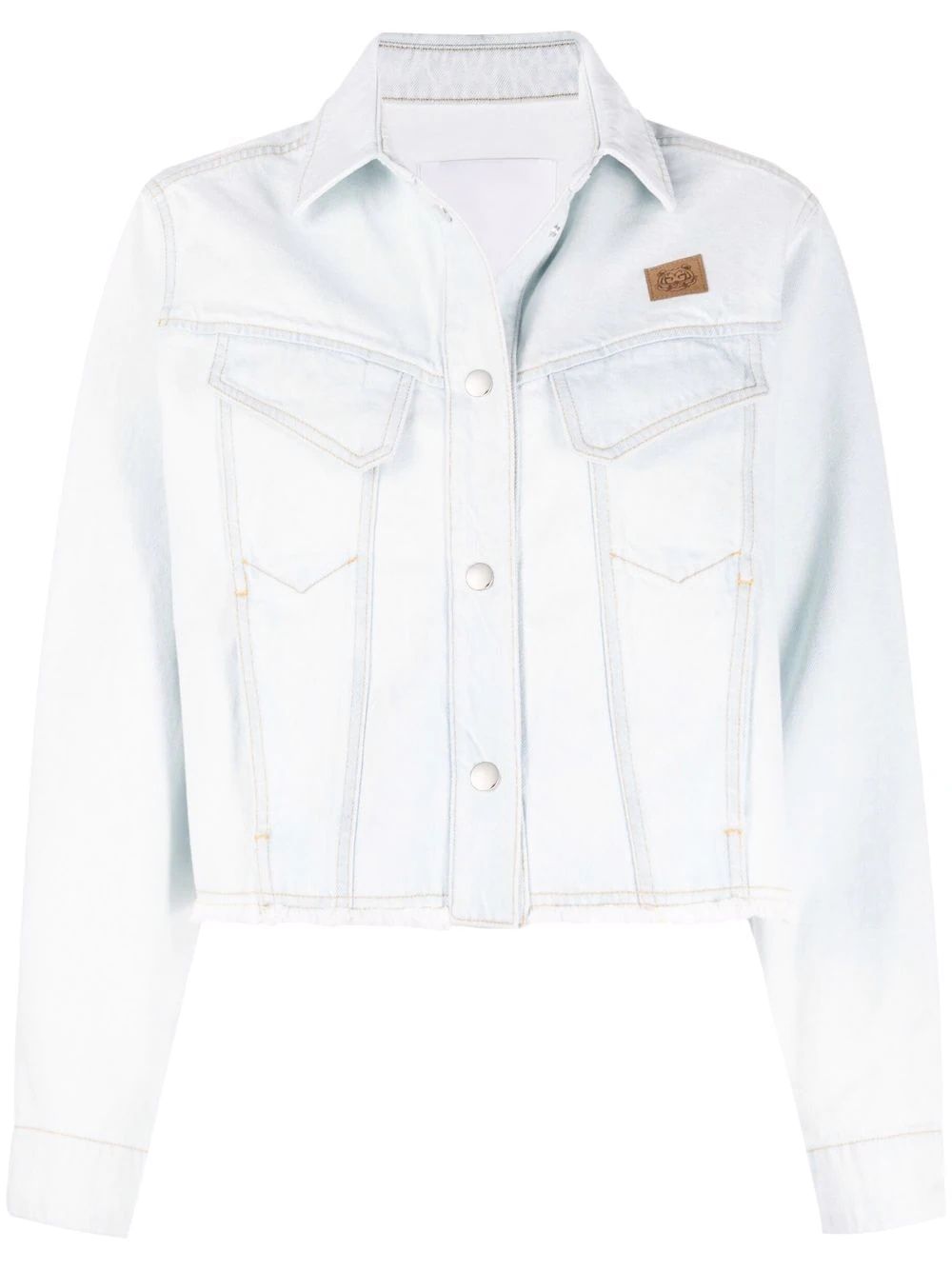 K-Tiger cropped denim jacket - 1