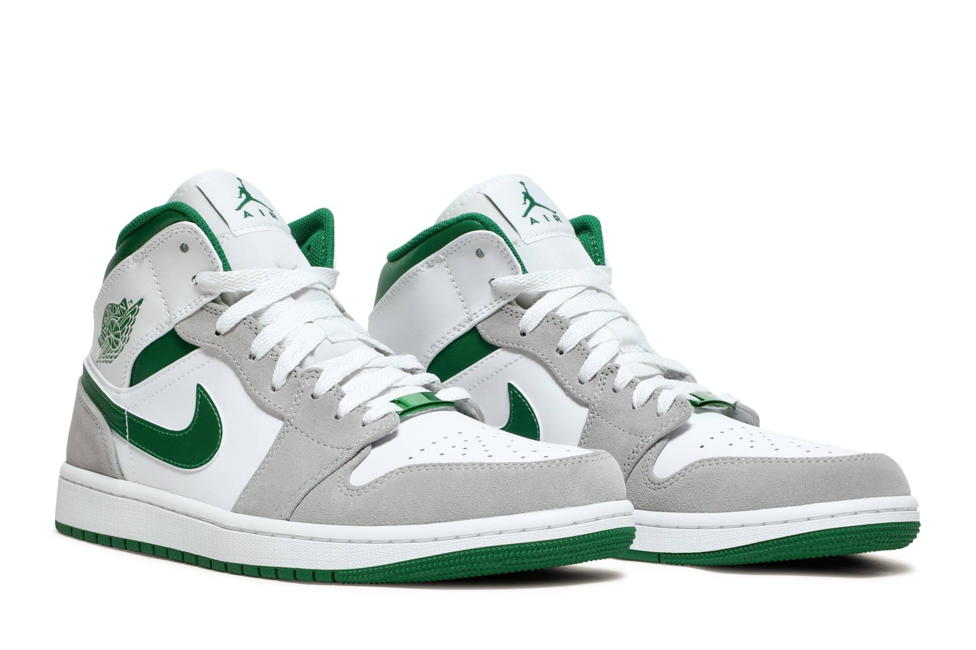 Air Jordan 1 Mid SE 'Grey Pine Green' - 8