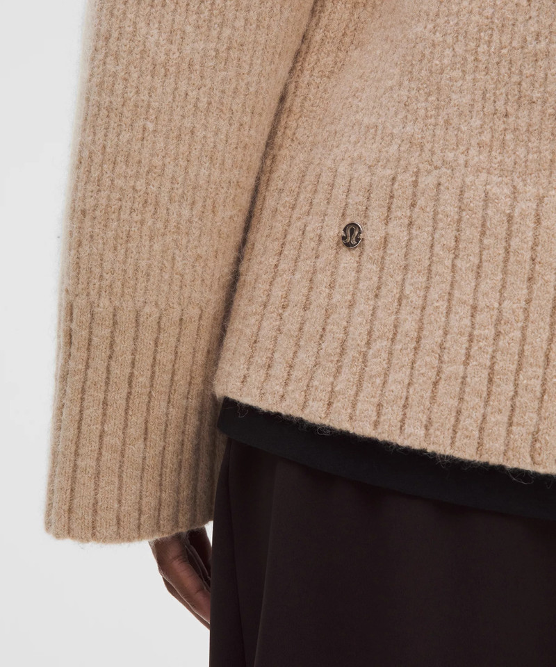 Alpaca-Blend Crewneck Sweater 5
