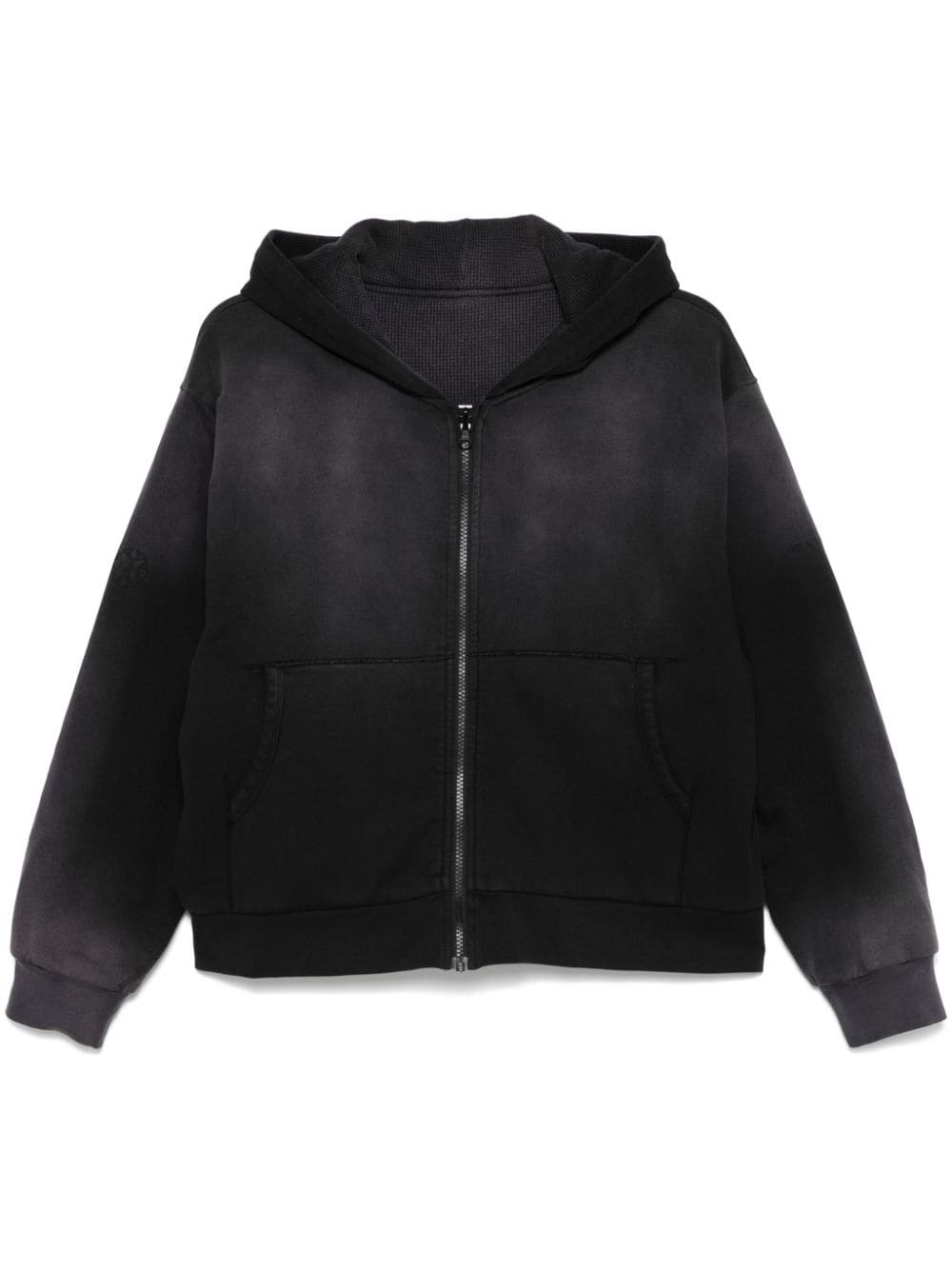 【1017 ALYX 9SM】Men's Garment Dye Reversible Zip-Up Hoodie 1017 ALYX 9SM Black Garment-Dyed Reversible Hoodie 1017 ALYX 9SM