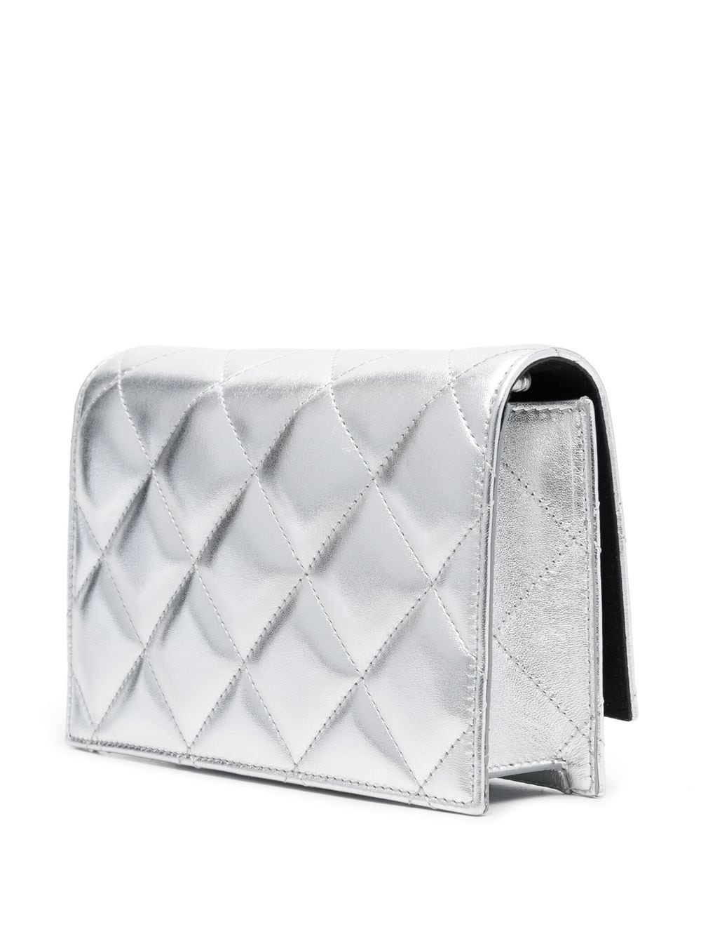 Skull quilted crossbody bag - 4