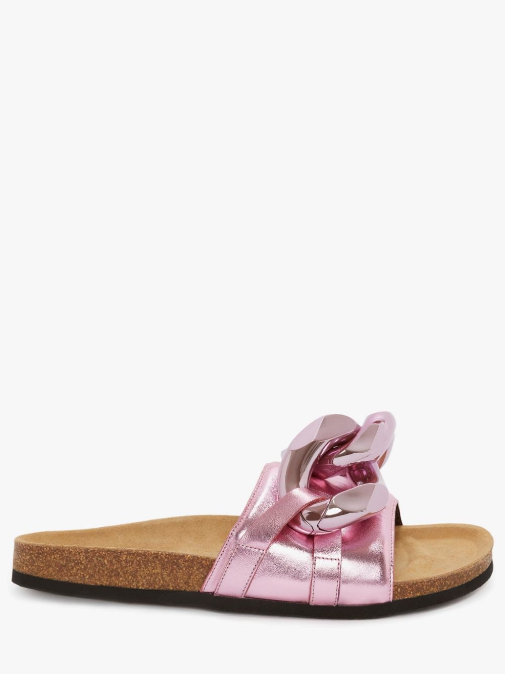 WOMEN'S CHAIN LOAFER SLIDES - 1