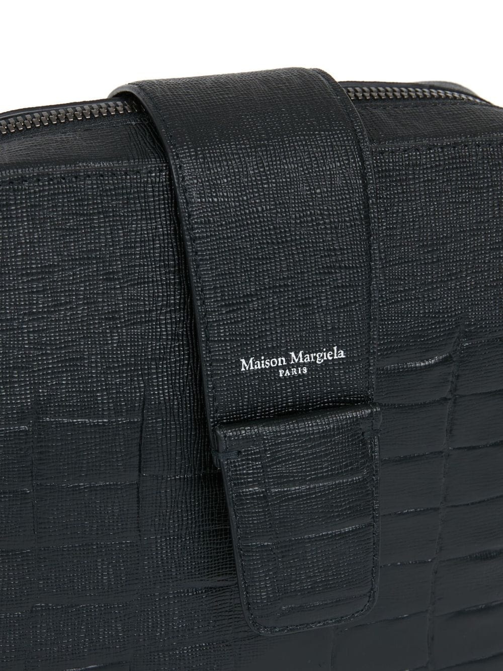 four-stitch leather shoulder bag - 6