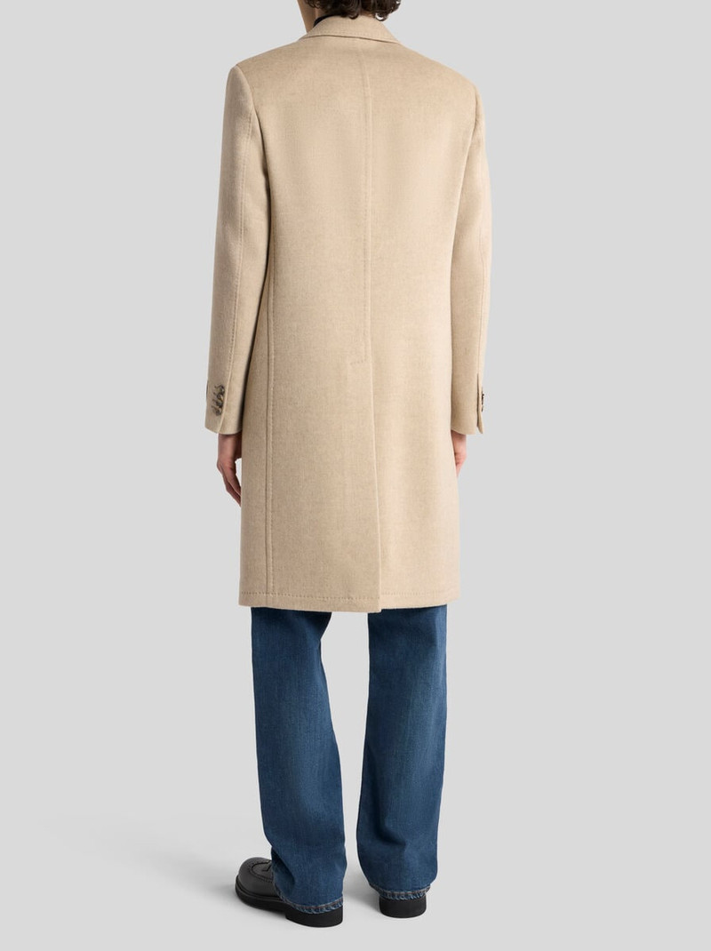 SINGLE-BREASTED WOOL AND CASHMERE JACQUARD COAT WITH PAISLEY MOTIF 4