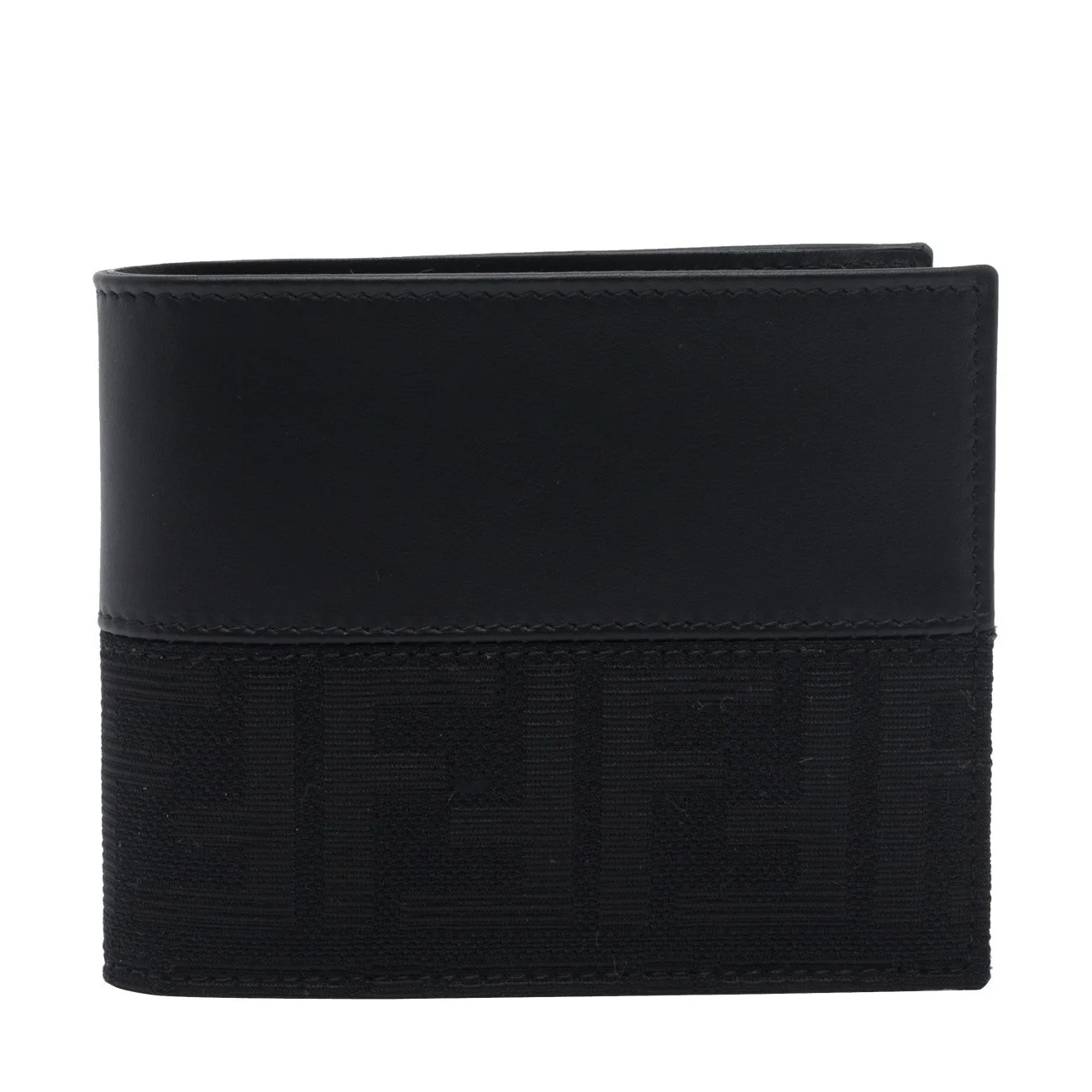Fendi Men Ff Jacquard Bifold Wallet - 1