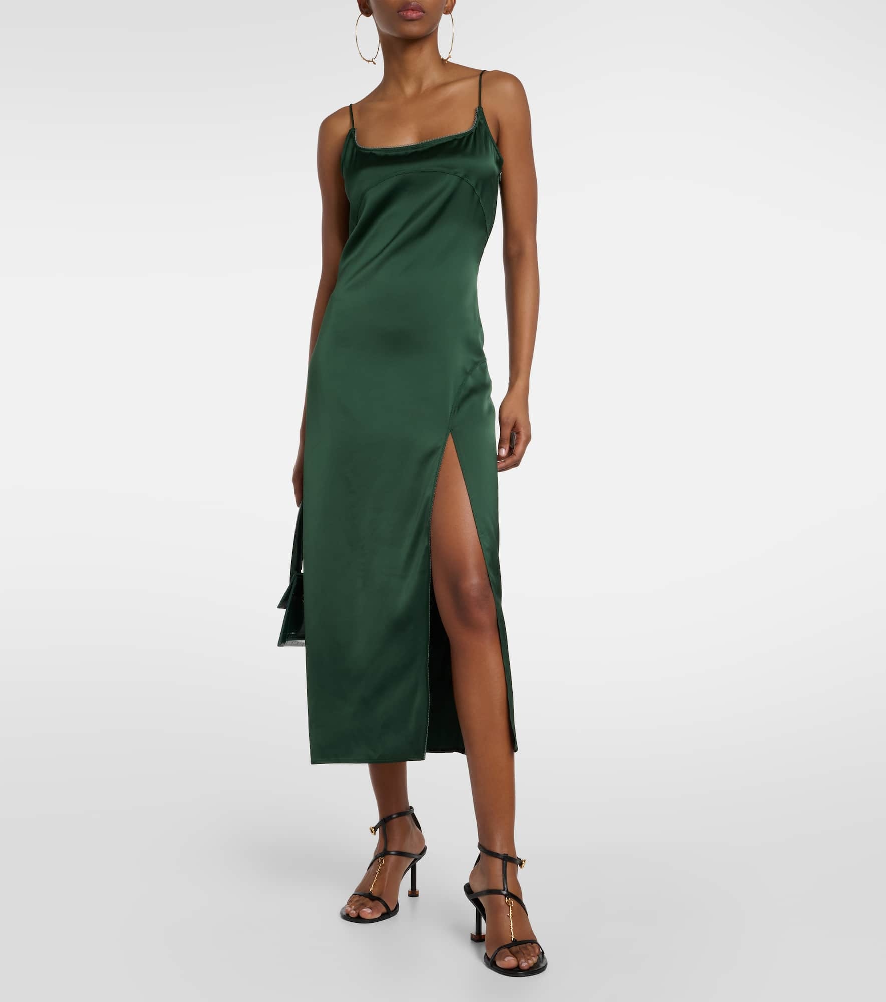 La Robe Notte satin slip dress - 2