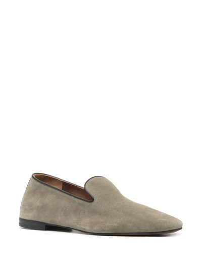 WALES BONNER suede flat slippers outlook