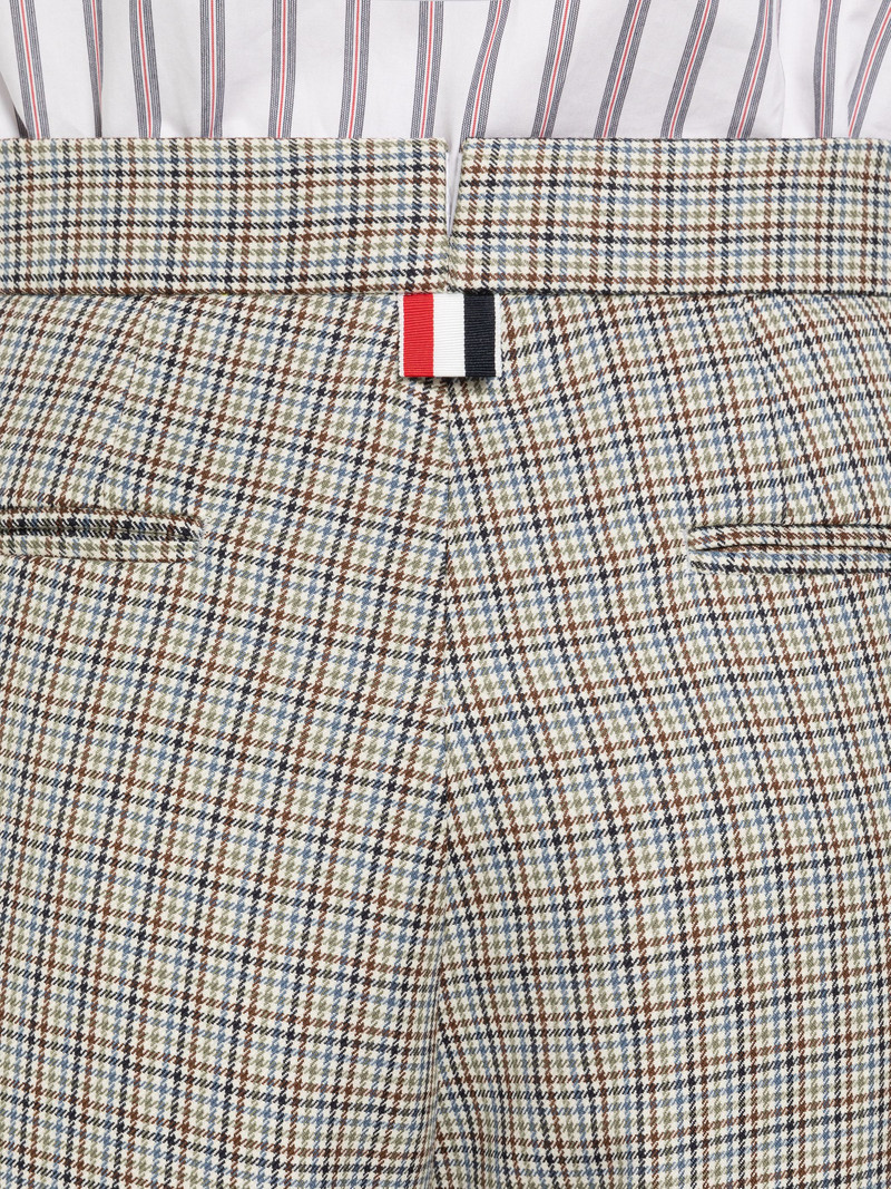 Wool Houndstooth Single Pleat Trouser 6