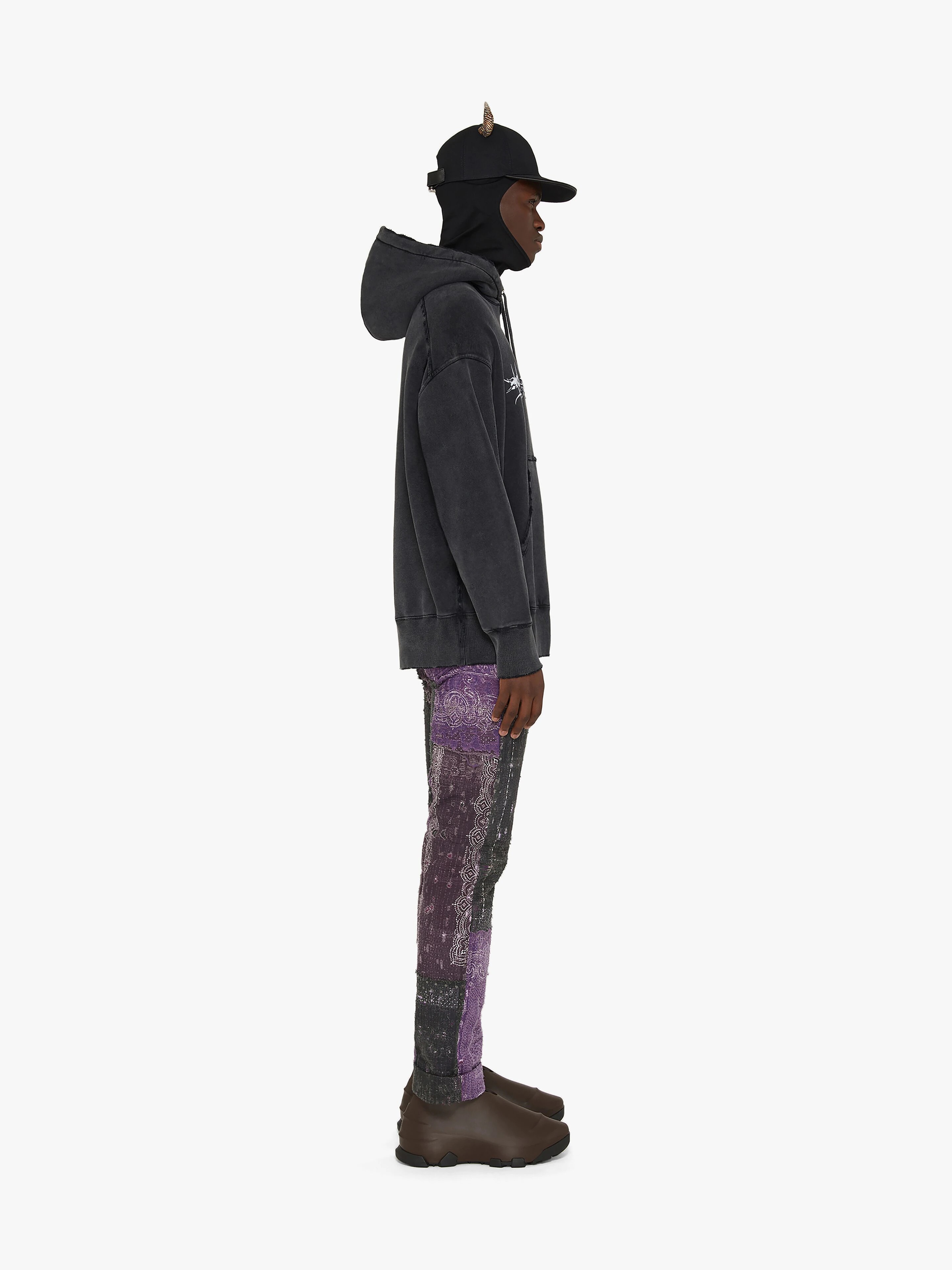 GIVENCHY BARBED WIRE OVERSIZED HOODIE - 3