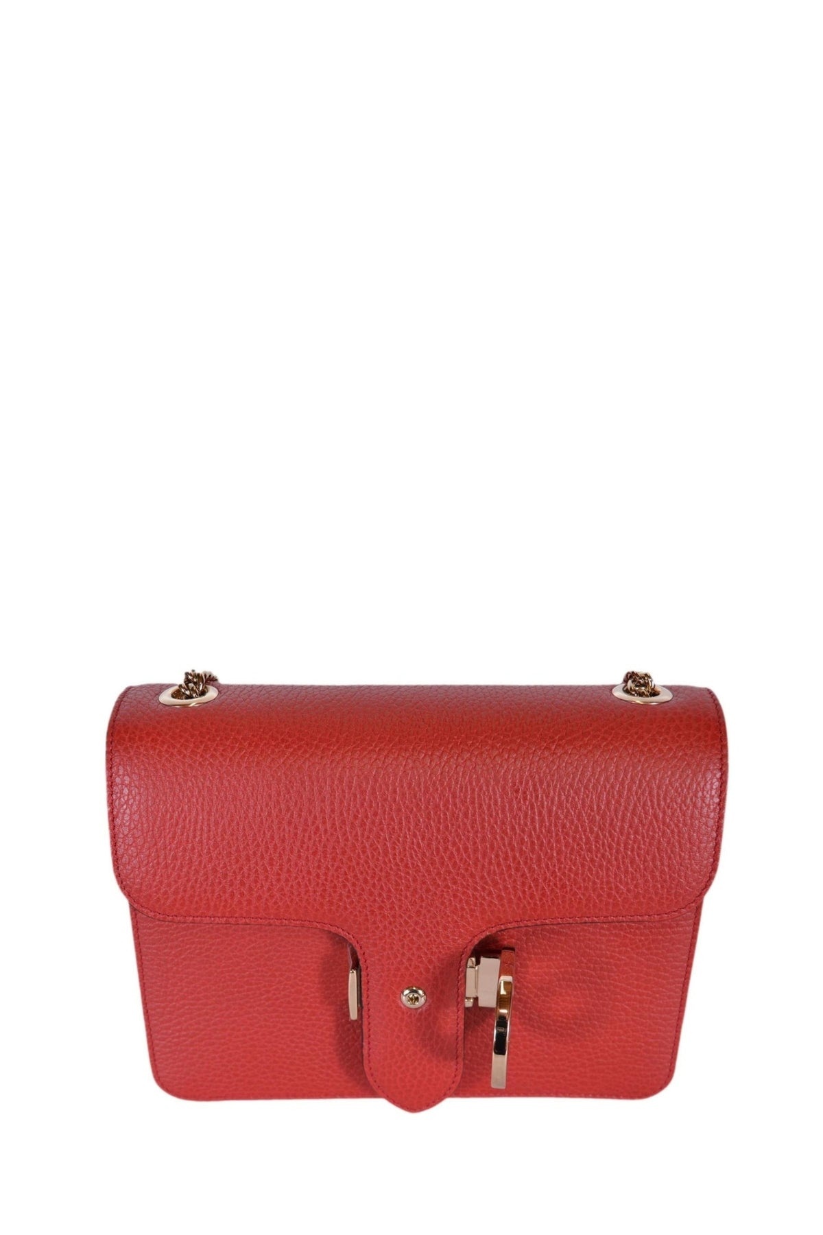 Interlocking shoulder bag GG Red Leather - 3