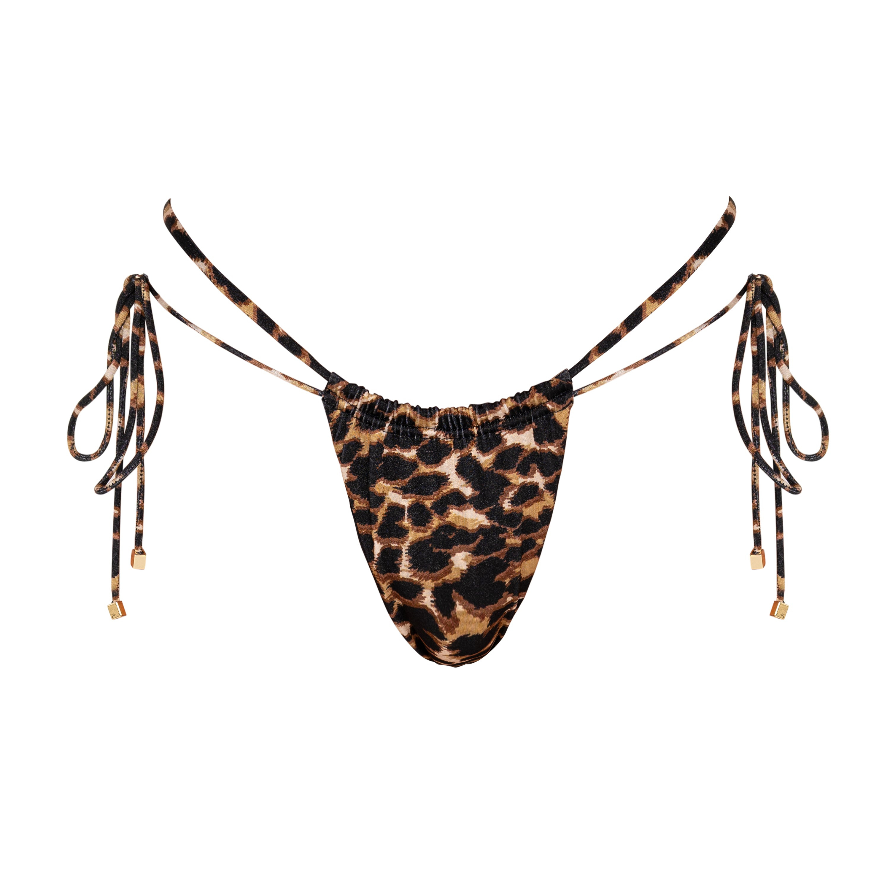 FARRAH Leopard Luxe - Tie Side Bikini Bottoms - 5