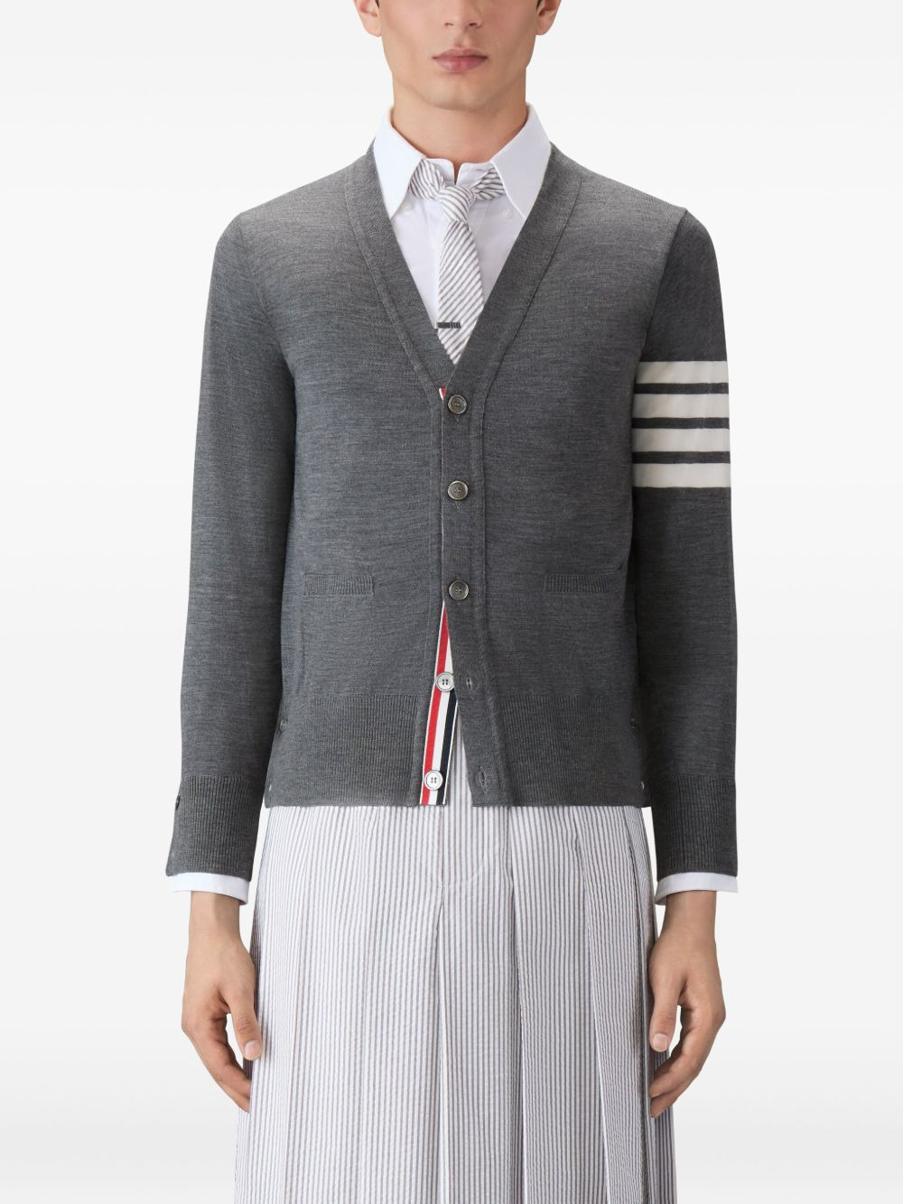 4-Bar knitted cardigan - 3