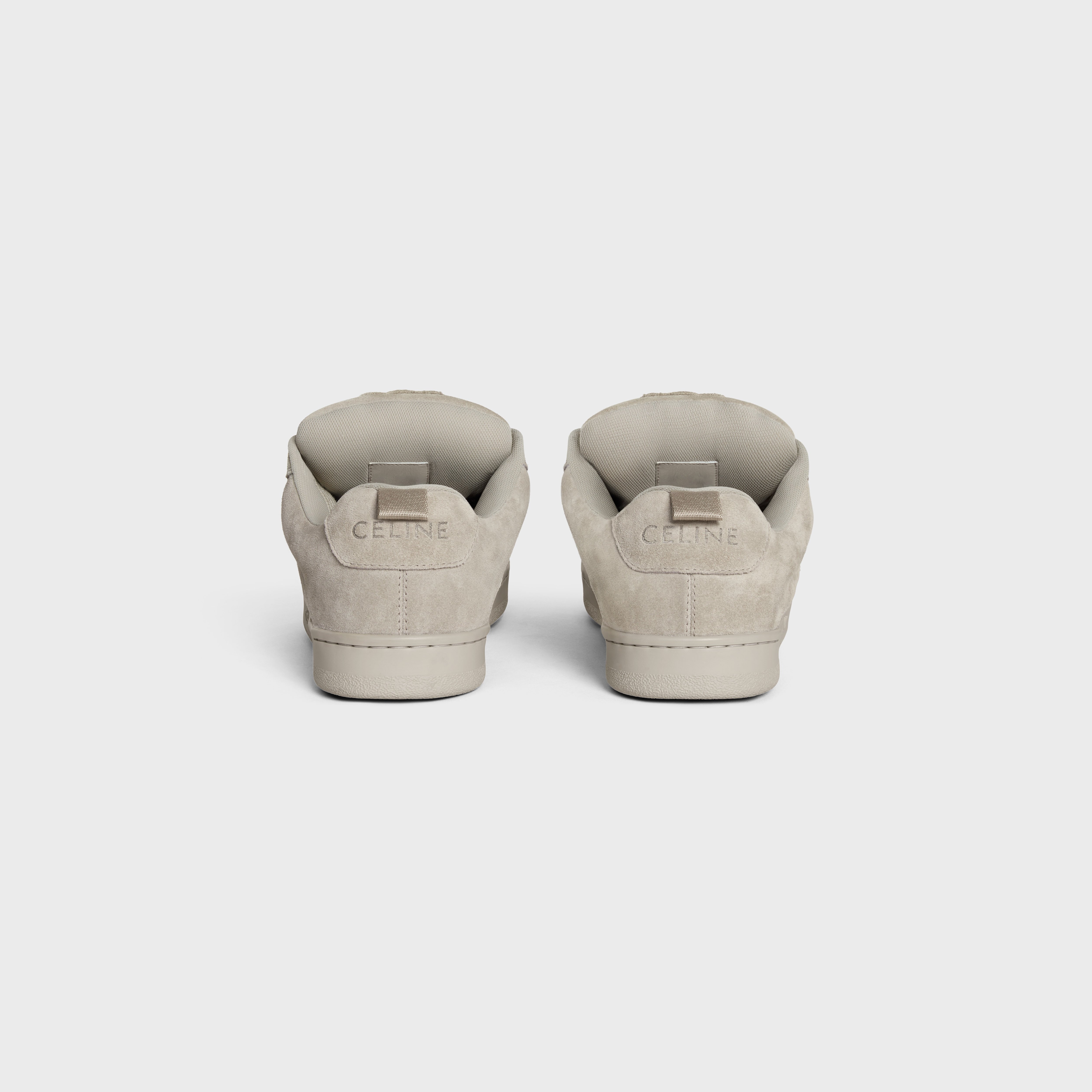 CELINE CELINE HUNTINGTON LOW LACE-UP SNEAKER in SUEDE