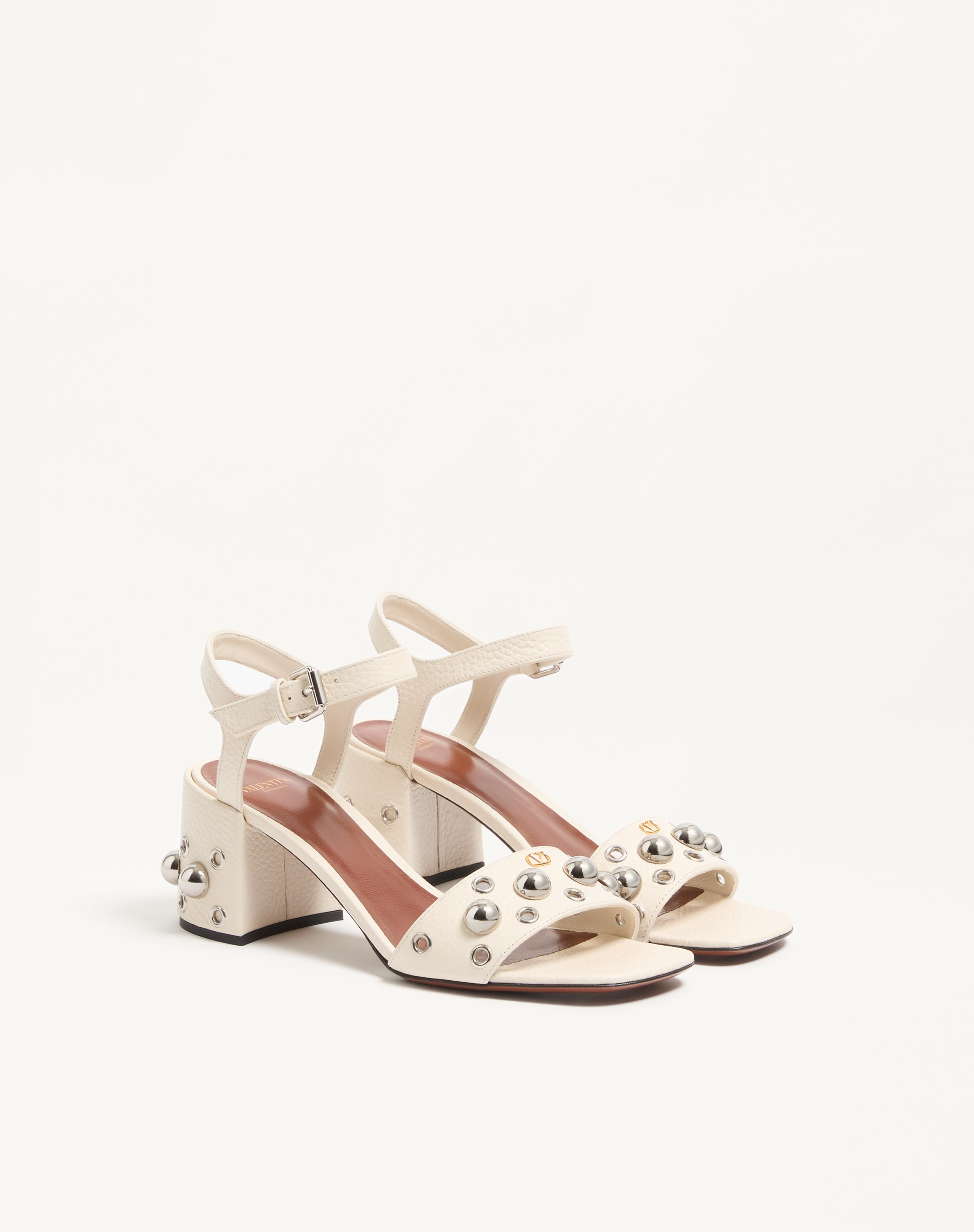 NELLCÔTE SANDAL IN GRAINY CALFSKIN 60MM - 3