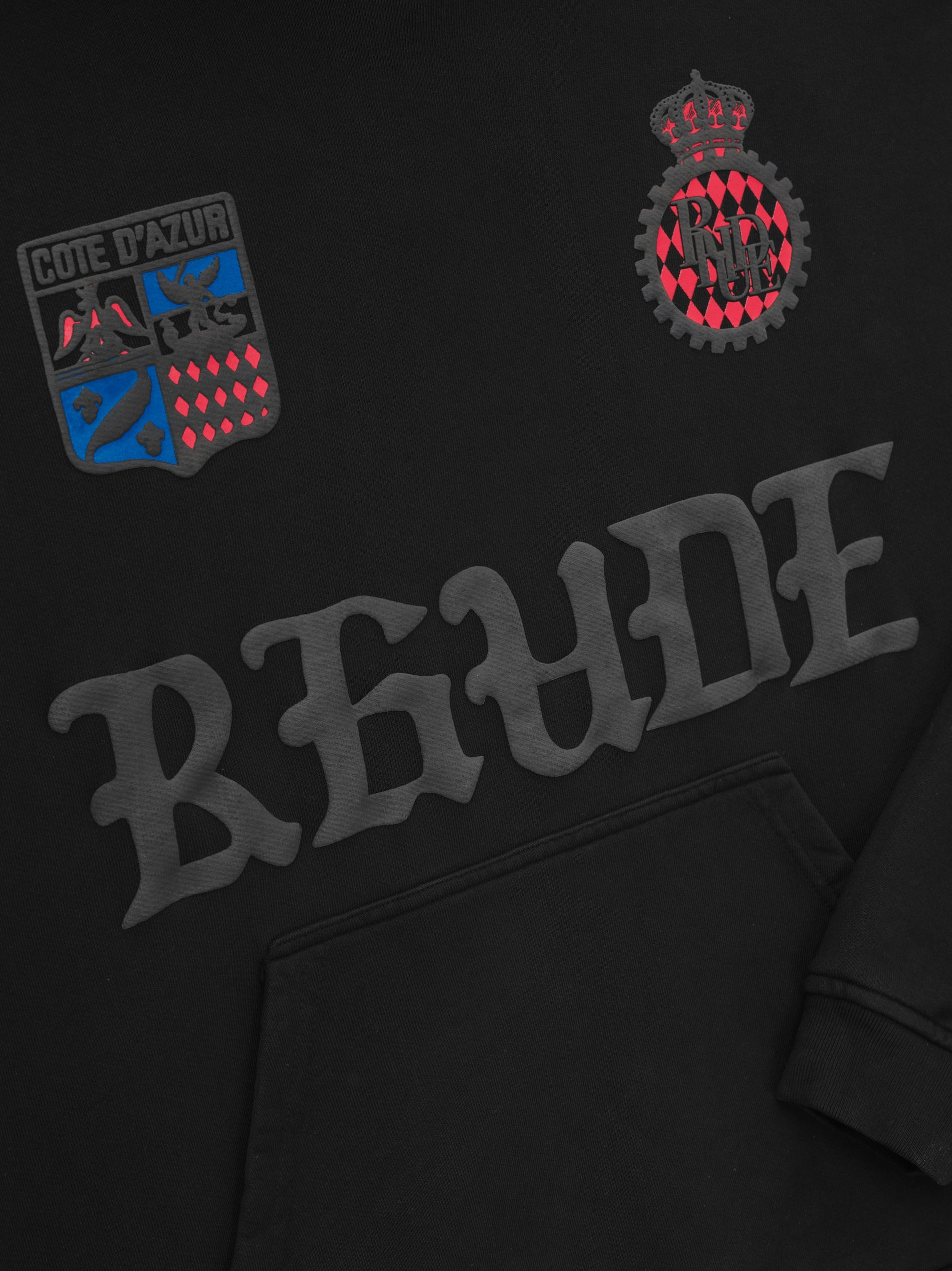 RHUDE COTE D'AZUR CREST OVERSIZED HOODIE - 5