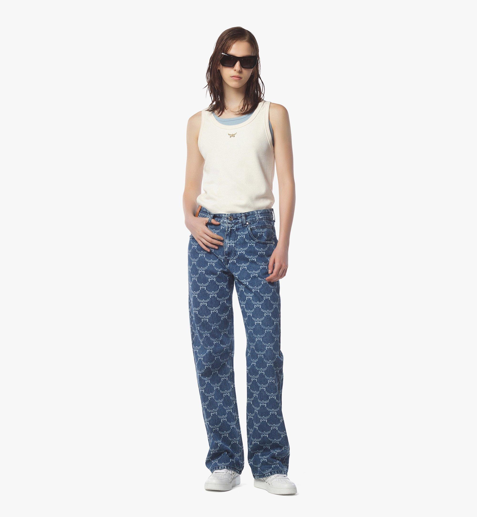 Lauretos Monogram Denim Jeans - 2