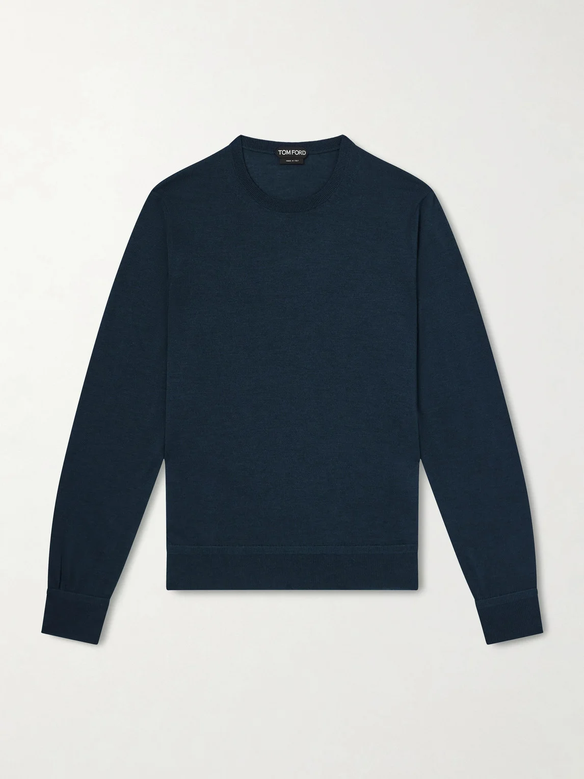 Slim-Fit Cashmere and Silk-Blend Sweater - 1
