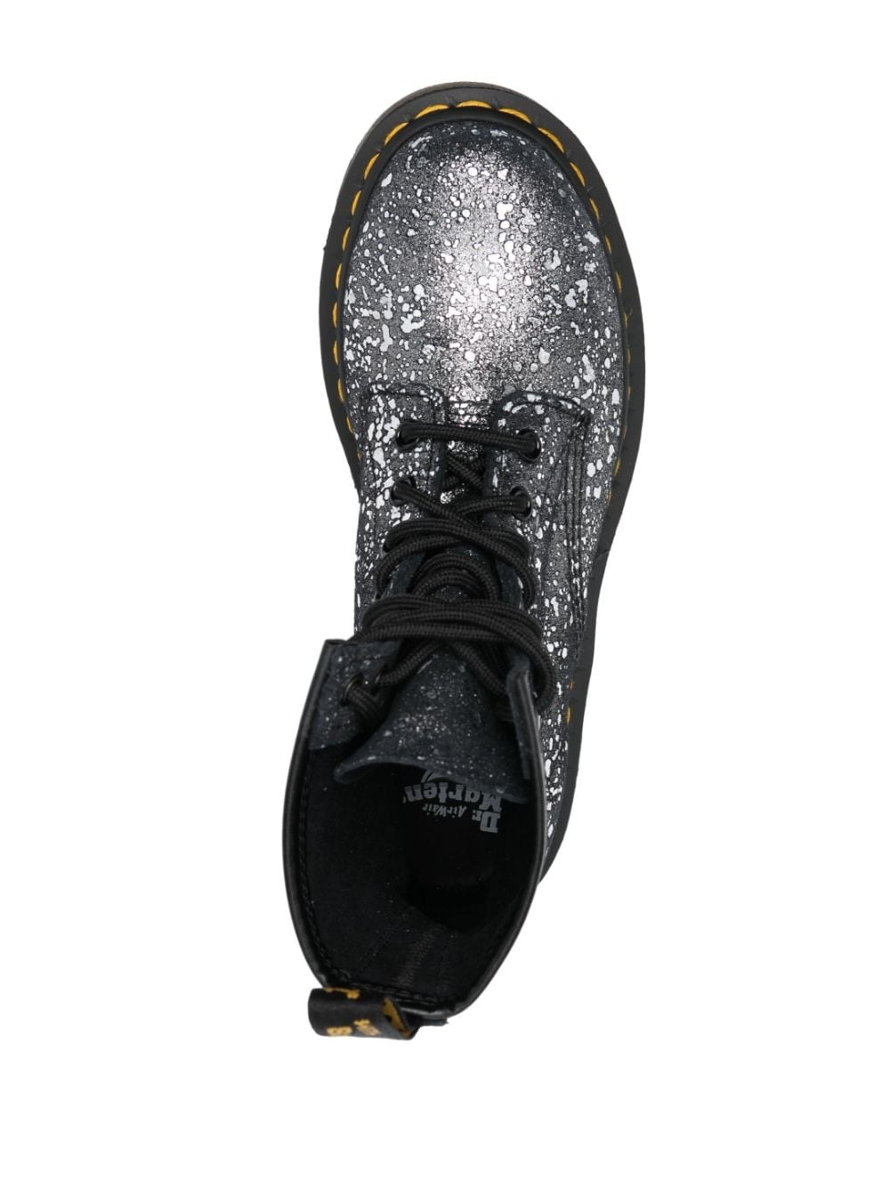 1460 metallic-finish leather boots - 4