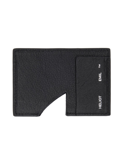 HELIOT EMIL™ Black Leather Card Holder outlook
