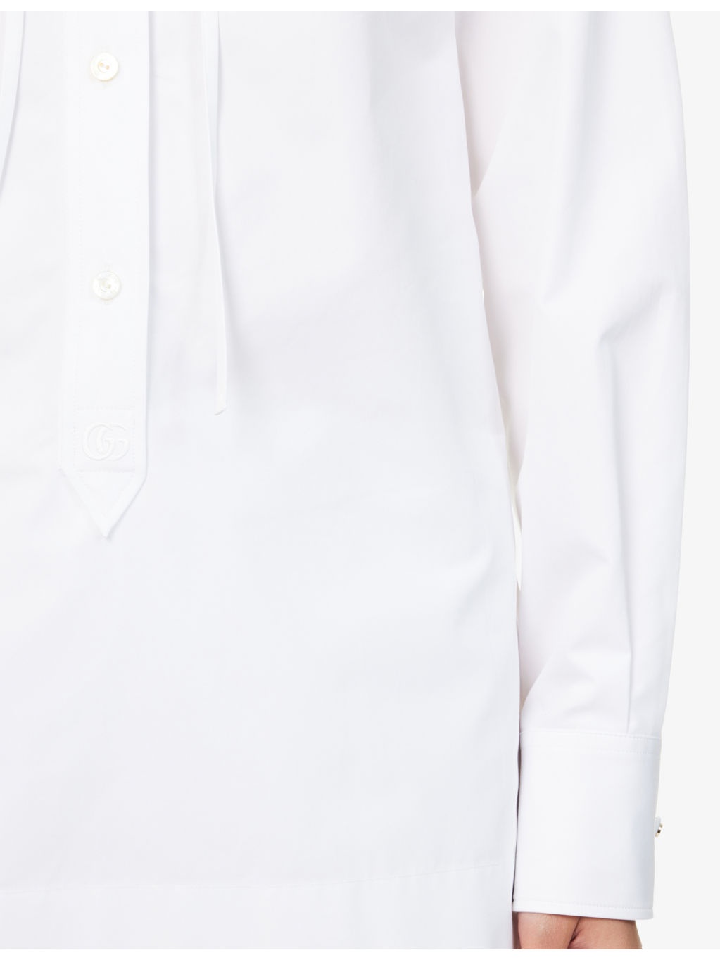 Band-Collar Regular-Fit Cotton-Poplin Shirt - 6