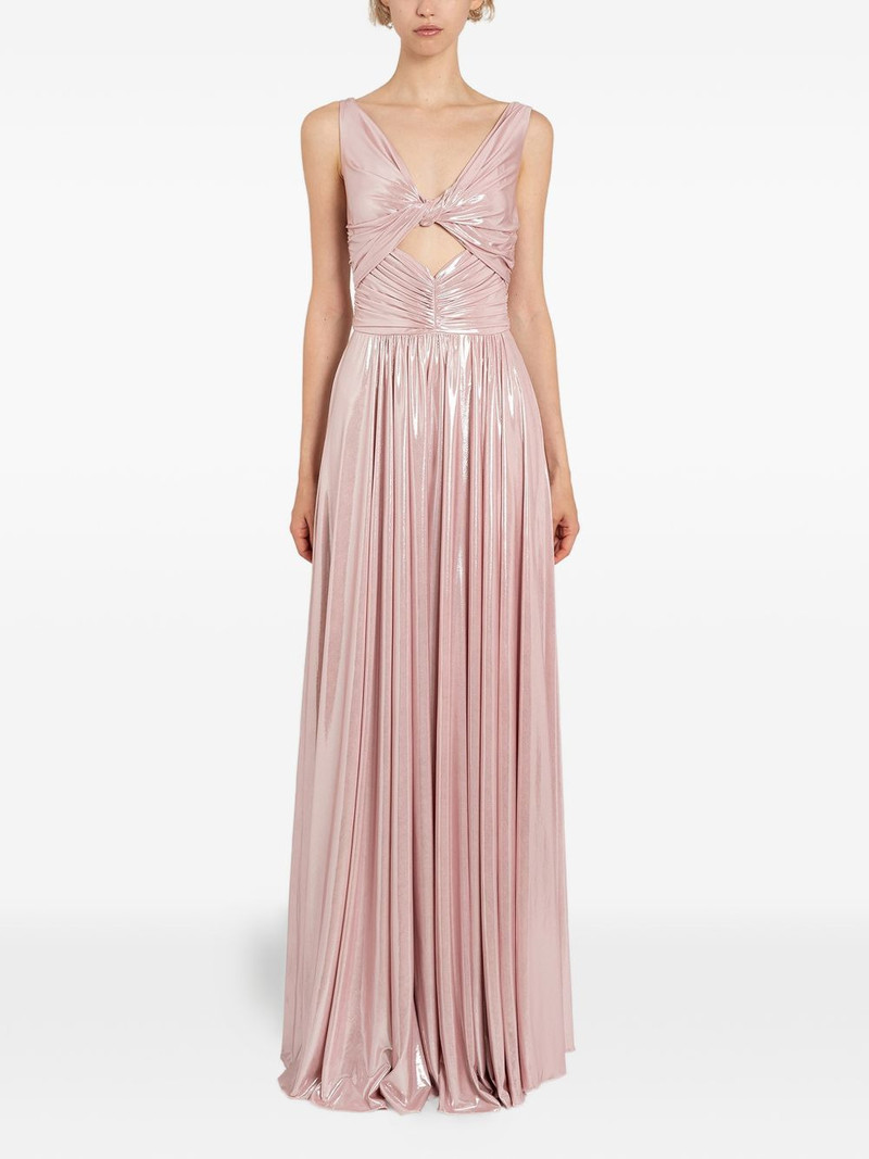 GIAMBATTISTA VALLI V-neck cut-out maxi dress outlook