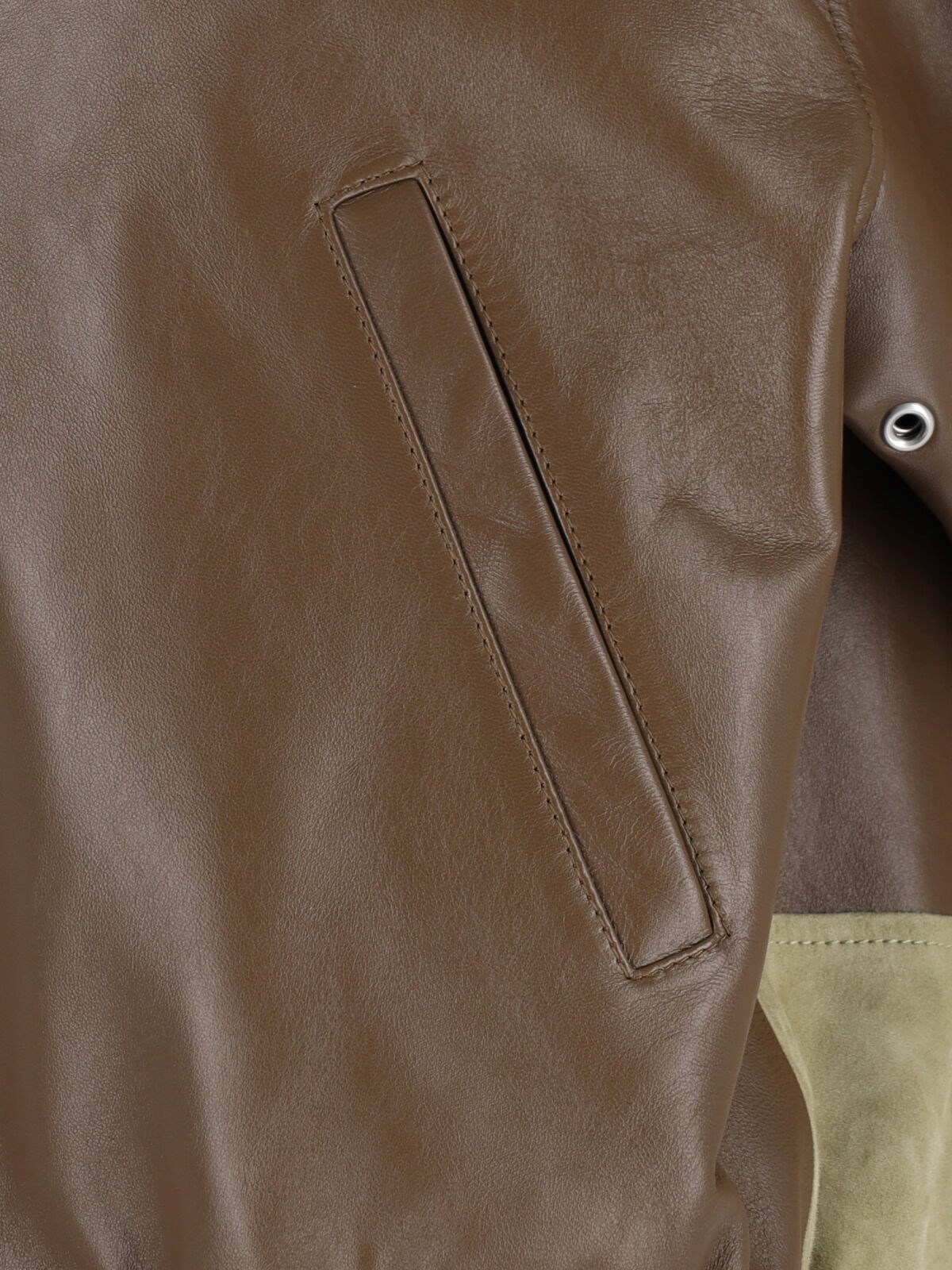 SHEARLING COLLAR BOMBER JACKET - 7