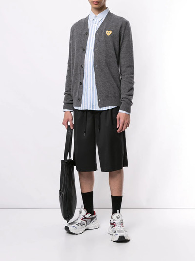 Comme des Garçons PLAY embroidered logo cardigan outlook