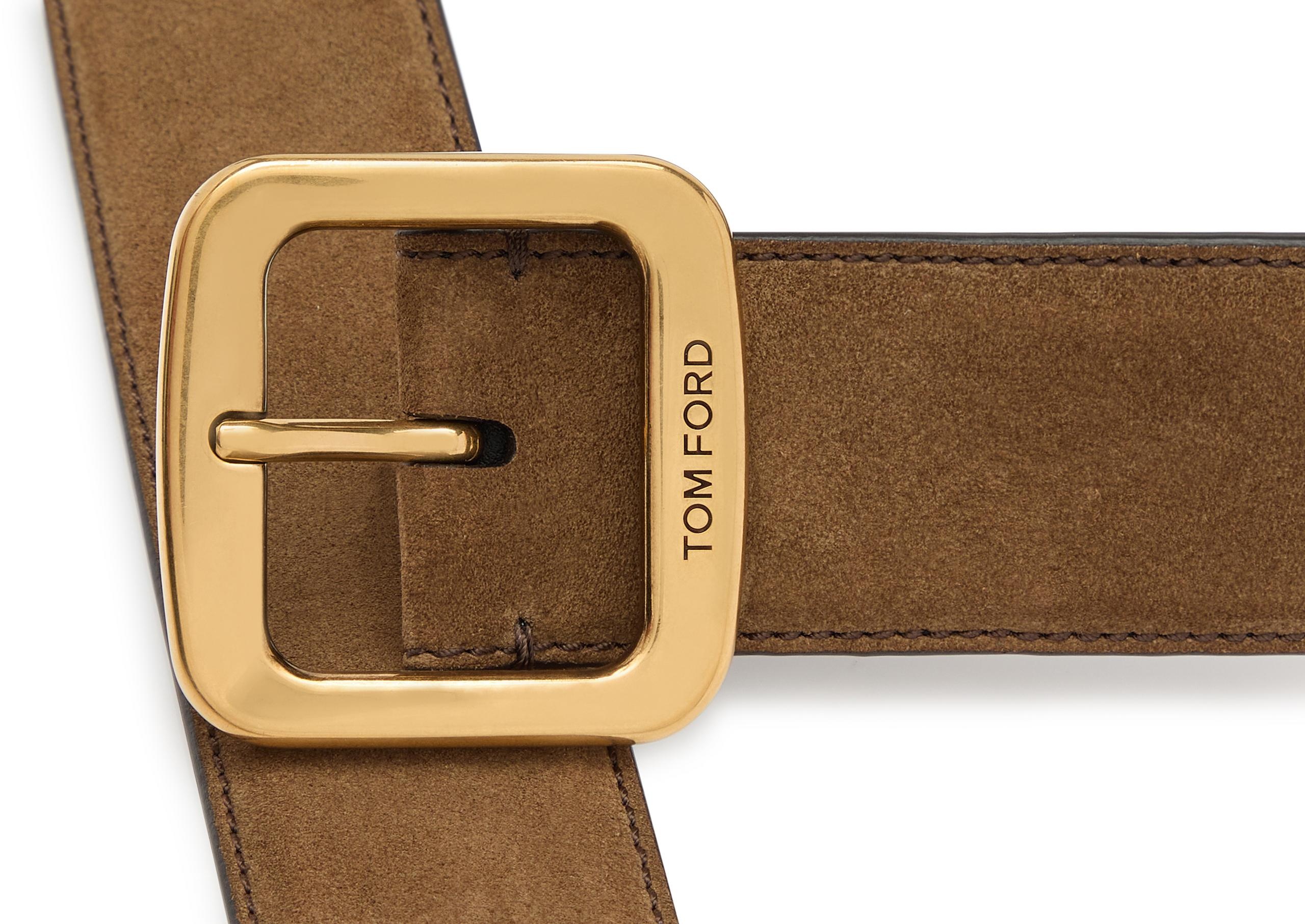 SUEDE SQUARE BELT - 3
