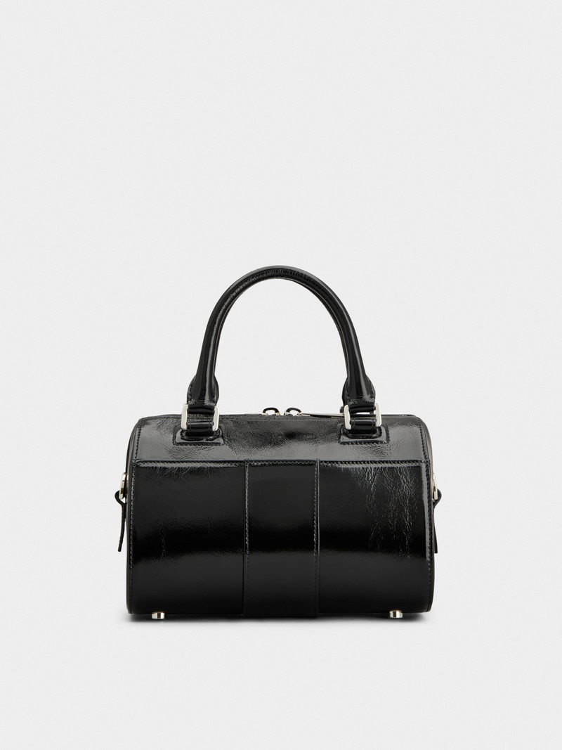 Belle Vivier Mini Bowling Bag in patent leather 5