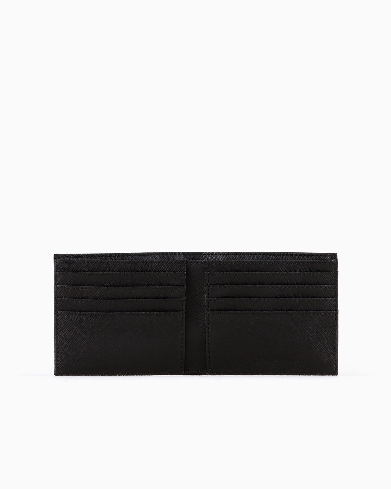 ASV REGENERATED SAFFIANO LEATHER WALLET WITH EAGLE PLATE - 3