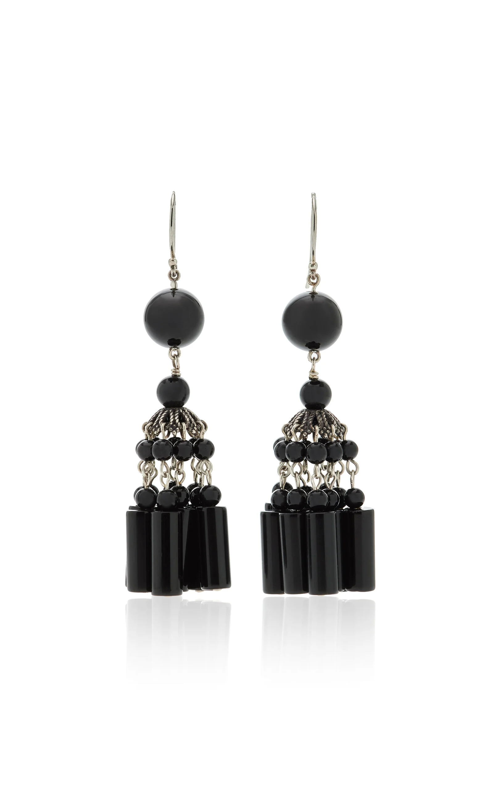 Petite Flamenco Onyx Earrings - 1