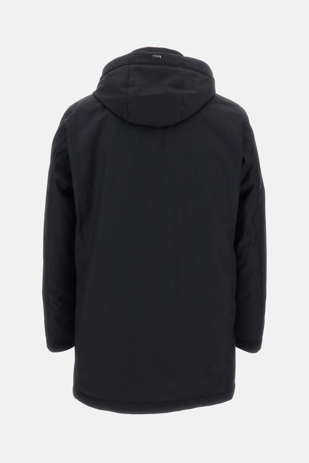 PADDED JACKET WITH KNIT COLLAR - 2
