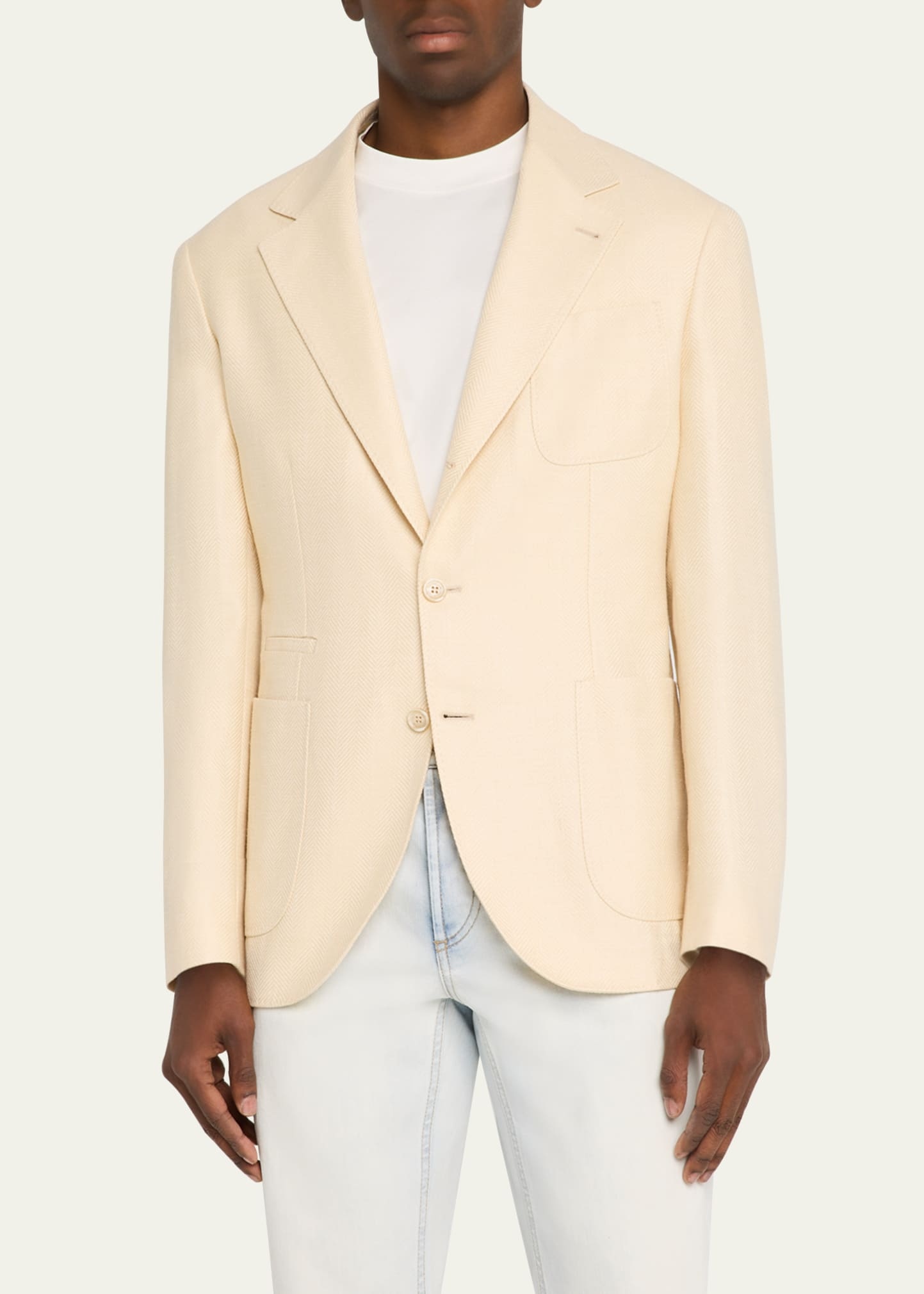 Men's Resca Textured Solid Sport Coat - 4