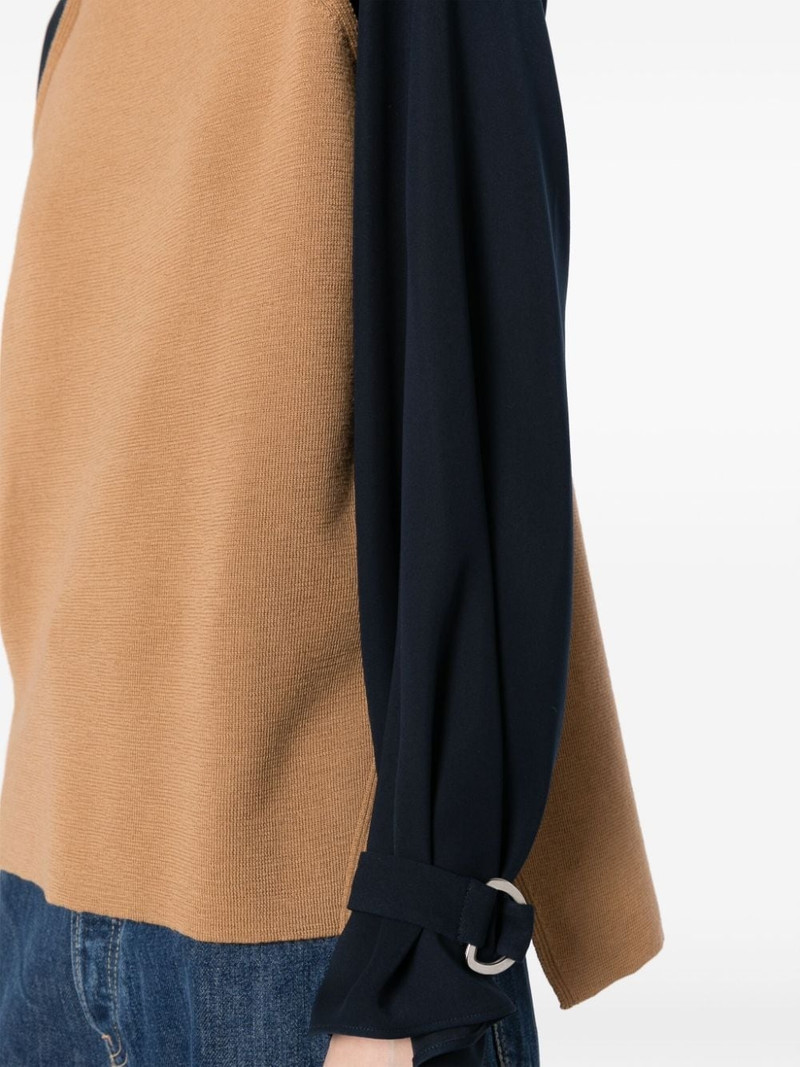 two-tone merino wool jumper 5