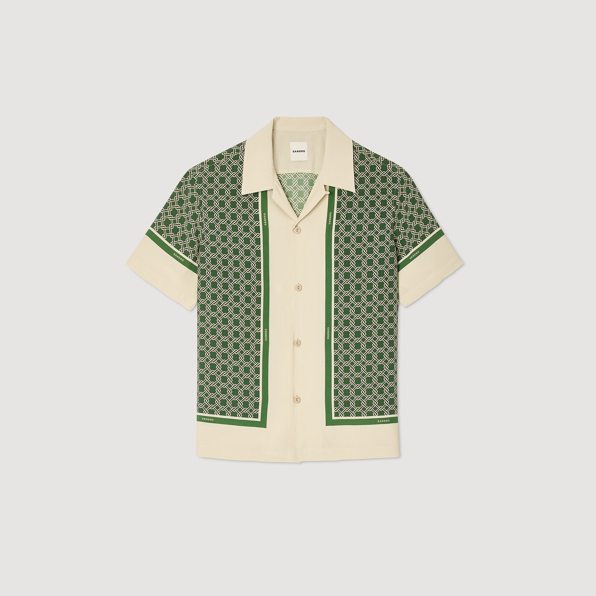 SHORT-SLEEVED PATTERNED SHIRT - 7