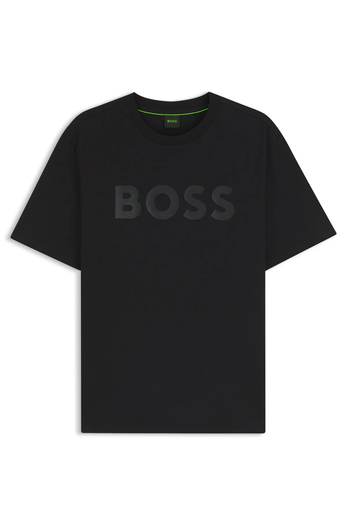 COTTON T-SHIRT WITH TONAL LOGO - 1