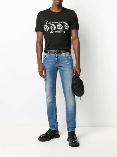 Dolce & Gabbana stonewashed-effect slim-fit jeans outlook