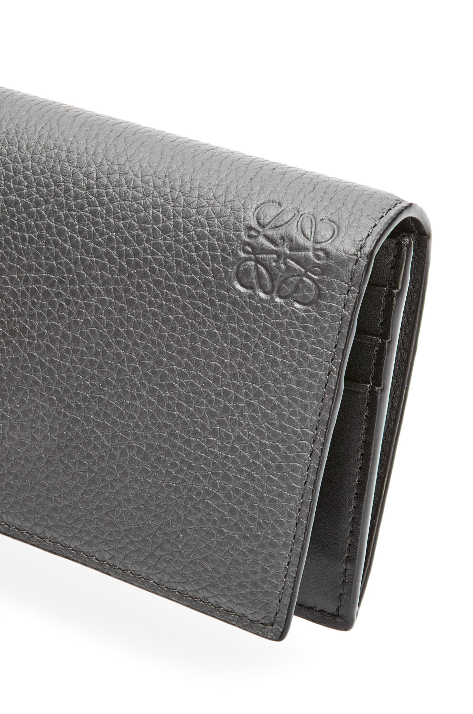 Long horizontal wallet in soft grained calfskin - 5