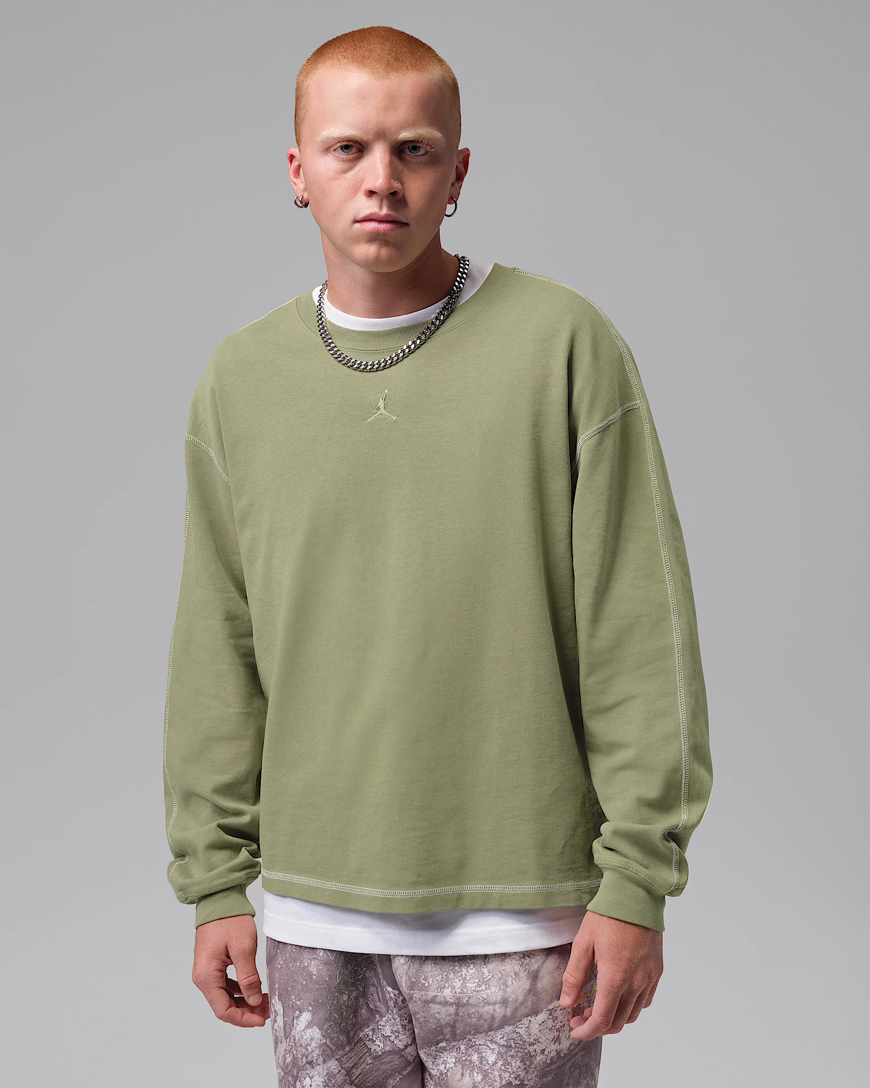 Jordan Flight Men's Heavyweight Long-Sleeve Top - 1