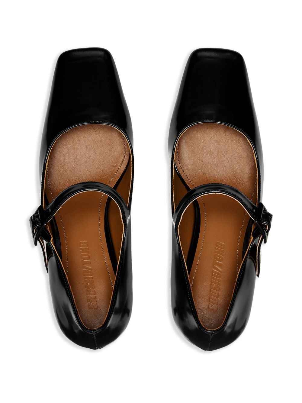 square-toe mid-heel pumps - 4