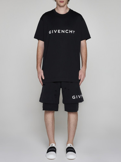 Givenchy Logo cotton oversized t-shirt outlook