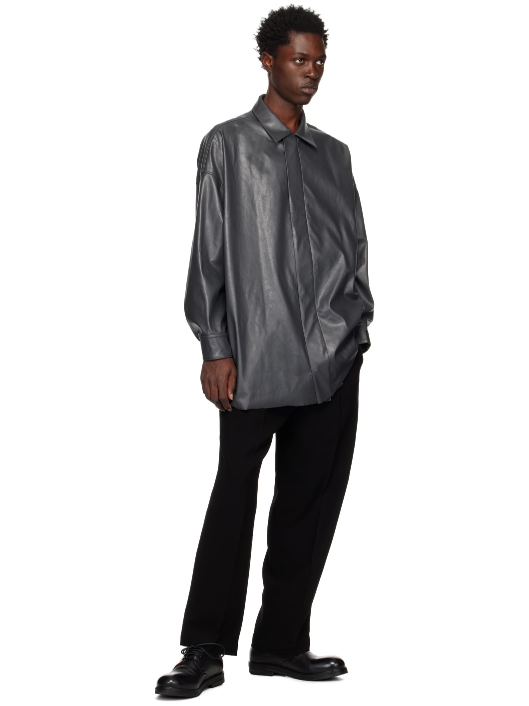 ジャケット・アウター N.HOOLYWOOD FAKE LEATHER JACKET N.Hoolywood faux-leather jacket | REVERSIBLE