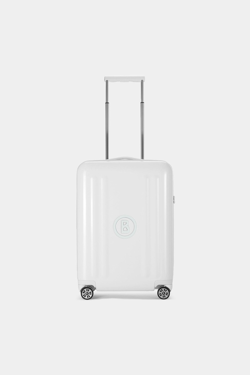 Piz small hard shell suitcase in White 1