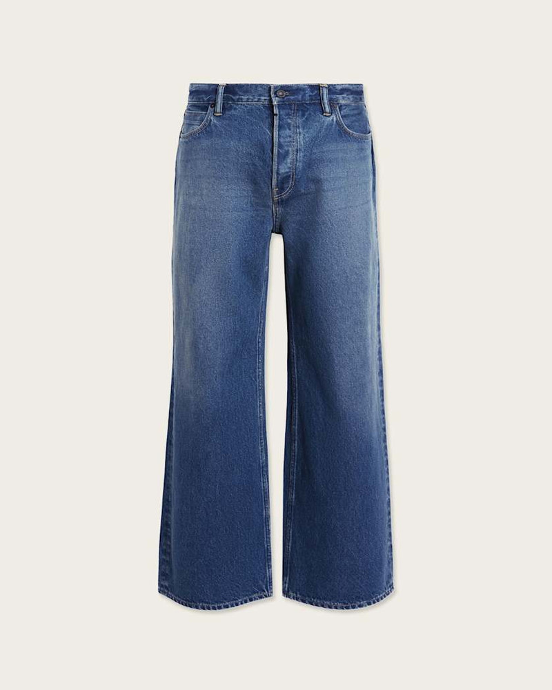 LENNY LOOSE FIT WIDE LEG DENIM JEANS 1