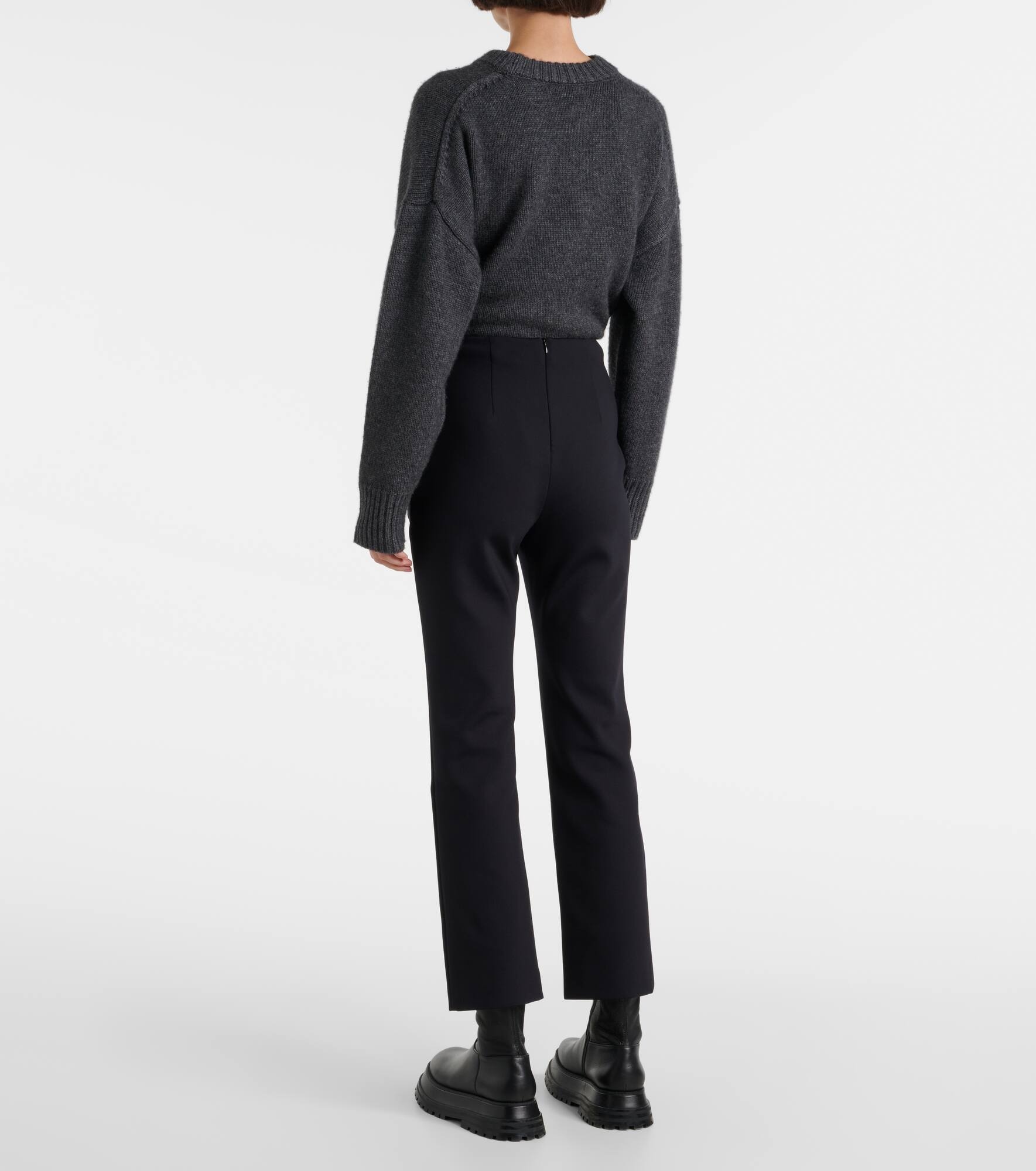 Scuba Tailor mid-rise slim pants - 3
